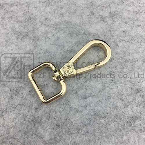 Bag Fitting Square Snap Hook for Leather Strap