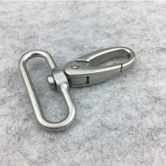 Zinc Alloy Dull Nickel Clip Snap Hook