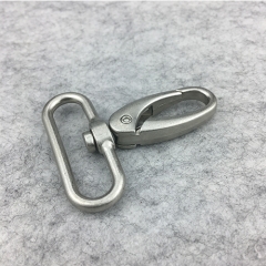 Zinc Alloy Dull Nickel Clip Snap Hook