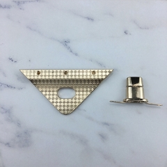 Triangle Twist Locks For Envelope Clutch