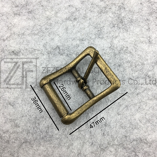 Bronze Center Bar Pin Buckle For Handbags