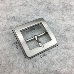 Flexible Metal Zinc Alloy Center Bar Buckle