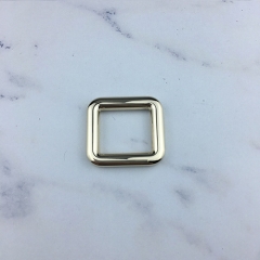 Bag Slide Buckle Adjuster Square Ring Purse Metal Loop