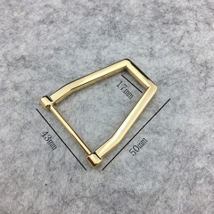 Zinc Trapezoid Shape Rings D ring Buckle