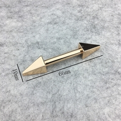 ''Arrows'' Bag Metal Bridge Strap Connector With Screw and Washer