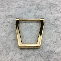 Zinc Trapezoid Shape Rings D ring Buckle