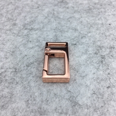 Rose Gold Rectangle Small Size Metal Hook Snap Hooks