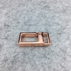 Rose Gold Rectangle Small Size Metal Hook Snap Hooks