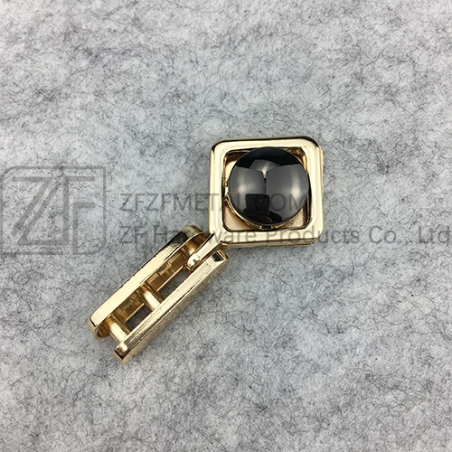 NEW Rhombus Plastic Stone Metal Strap Connector Bag Hardware For Handbag