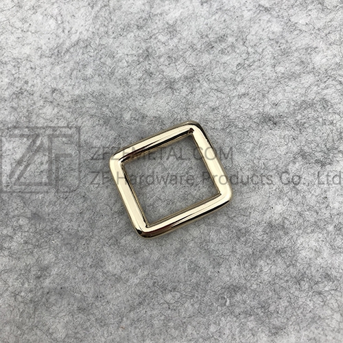 Metal Square Buckle Rings for Bag Belt Loop Strap