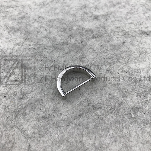 15mm Flat D Shape Ring Buckle Strap Hardware for Handbag