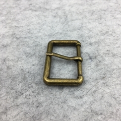 35mm Bronze Finishes Single Square Pin Buckles for Bag Accessories