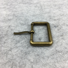 35mm Bronze Finishes Single Square Pin Buckles for Bag Accessories