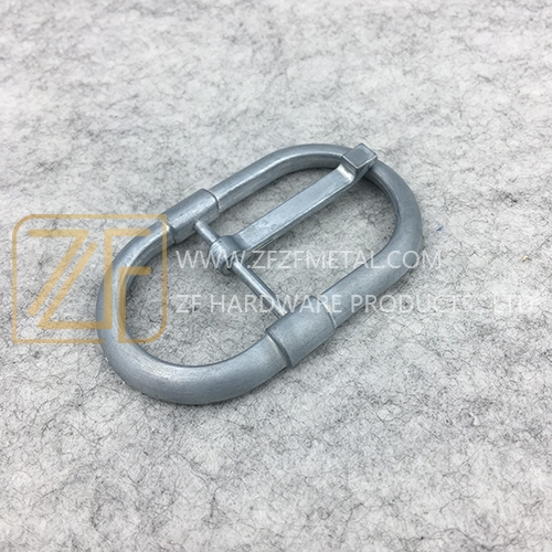 Raw Zinc Alloy Mid Bar Buckles Pin Buckles