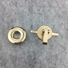 Circle Button Metal Flip Locks For Pocket/Wallet