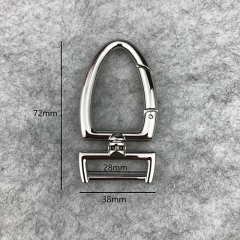 ''Bullet'' Strong Snap Hook Swivel Dog Hook Buckle