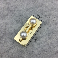 Beautiful Pearl Decorative Purse Locks