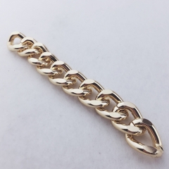 19*15mm Fashion Hardware Bag Accessories Aluminum Chain