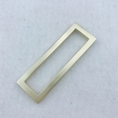 20*49mm Brushed Light Gold Metal Bag Buckle