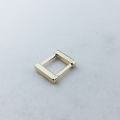 15mm Fashion Light Gold Ring Buckle Square Ring for Belt /Bag Fitting/Accessories