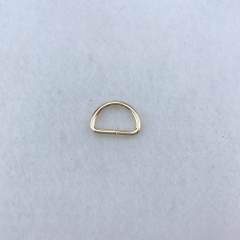 1/2Inch-2.0 Metal Small Size Light Gold D Ring