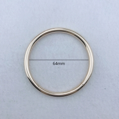 64mm Zinc Alloy O ring For Bag Fitting