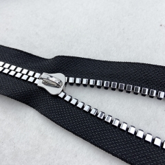 8# Fashion New Design Square Metal Zipper