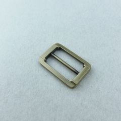 34mm Brushed Antique Brass Fashion Adjuster Buckle