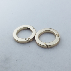 25mm Light Gold Spring Ring Buckle