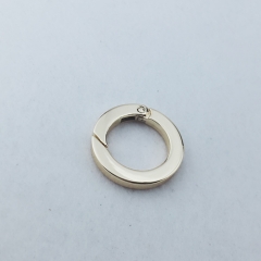 25mm Light Gold Spring Ring Buckle