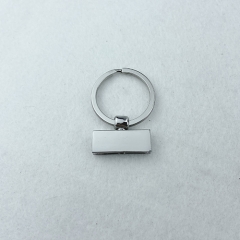 30mm Nickel Rotatable Leather Key Clip