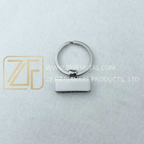 30mm Nickel Rotatable Leather Key Clip