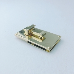 Newly Light Gold Square Twist Lock