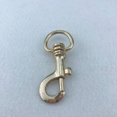 25*78mm Light Gold Snap Hook For Bag Handbag Pet