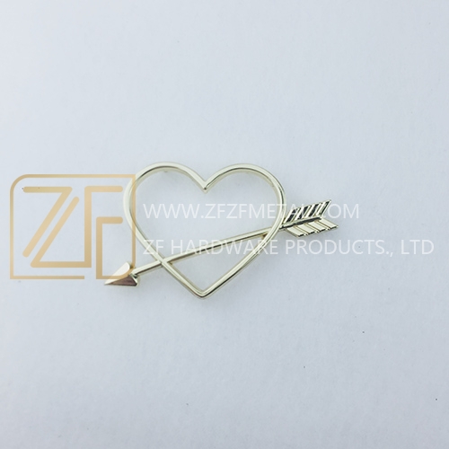 Fashion Cupid's Arrow Decorative Hardware For Accessories