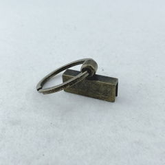 30mm Antique Brass Rotatable Key Clip