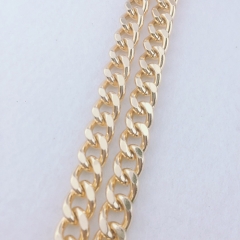 14*10mm Custom Fashion Bag Accessories Metal Iron Chain