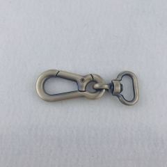 25*75mm Brushed Anti Brass Snap Hook Handbag Hook