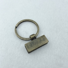 30mm Antique Brass Rotatable Key Clip