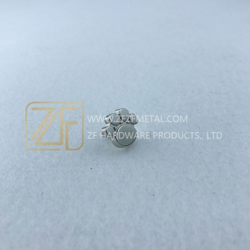 16mm Metal Logo Tag Label For Bag