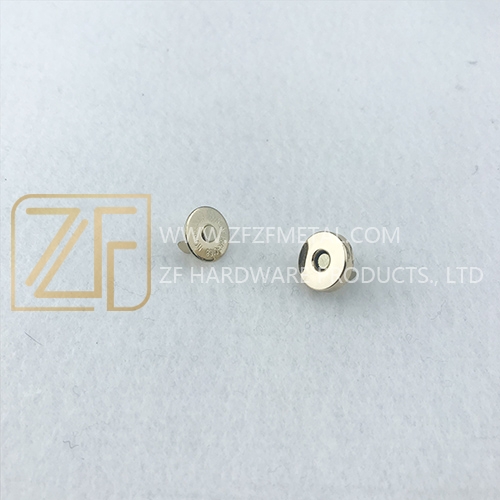 14*4mm Light Gold Metal Magnet Lock For Canvas bag/Handbag