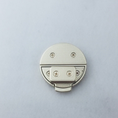 45mm Round Metal Button Lock for Handbag