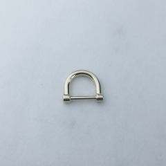 20mm Ear Type Metal D ring For Handbag Accessories