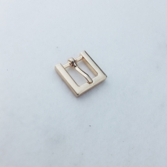 11mm Small Light Gold Metal Pin Buckle for Handbag/Belt/Shoe