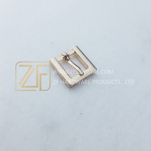 11mm Small Light Gold Metal Pin Buckle for Handbag/Belt/Shoe