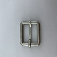 26mm Simple Ruing Matt Nickle Belt Adjuster Buckle Hardware Square Buckle for Handbag