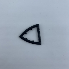 29mm Matt Black Triangle Ring Buckle for Bag Accessories