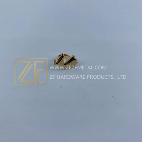 20mm Fashion Bright Gold Metal Bag Label Hardware