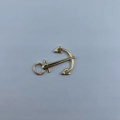 52mm Light Gold Fashion Bag Label Hardware