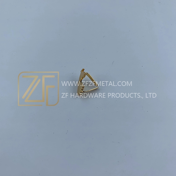 20mm Fashion Bright Gold Metal Bag Label Hardware